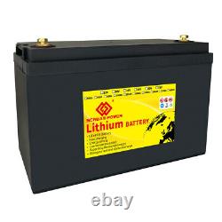 100AH 12V LiFePO4 Deep Cycle Lithium Iron Phosphate Battery for RV