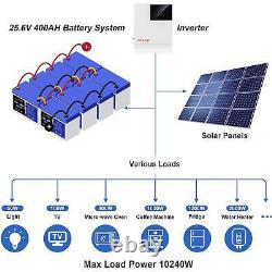 100AH LiFePO4 Lithium Iron Battery with 100A BMS for Home Solar Off grid RV Boat