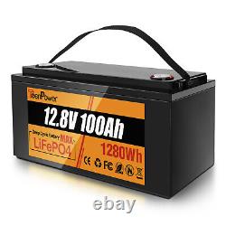 100Ah 12V 12.8Volt LiFePO4 Lithium Battery Iron LiFePO4 Battery IP65 CE/FCC