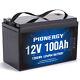 100ah 12v Lifepo4 Lithium Battery Deep Cycle Bms Low Temp For Rv Solar System