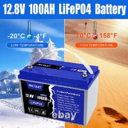 100Ah LiFePO4 lithium iron phosphate Deep Cycle 12V 24V 48V Battery for Solar RV