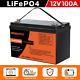 100ah Rechargeable Lifepo4 Lithium Iron Phosphate Battery 4000+ Deep Cycle Rv