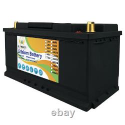 12V 100AH LiFePO4 Deep Cycle Lithium Iron Phosphate Battery for RV