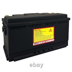12V 100AH LiFePO4 Deep Cycle Lithium Iron Phosphate Battery for RV Withcharger