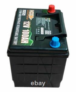 12V 100AH LiFePO4 lithium iron phosphate deep cycle battery Low-TEMP cut-off BMS