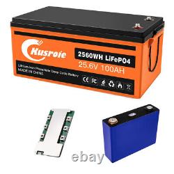 12V 100Ah 200AH LiFePO4 Smart Lithium Iron Battery With Built-in Bluetooth IP65 RV