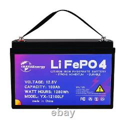 12V 100Ah 50A Lithium Lifepo4 Battery Charger for RV Marine Solar System New