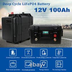12V 100Ah Battery Deep cycle Lithium Iron Phosphate battery LiFePO4 Battery
