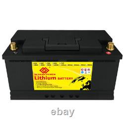 12V 100Ah LiFePO4 Battery Lithium Iron For Golf Cart Off Grid Trolling Motor RV