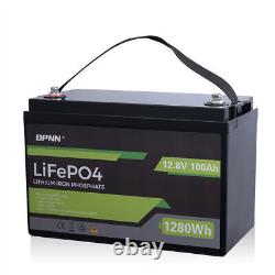 12V 100Ah LiFePO4 Deep Cycle Lithium Battery for RV Off-Grid Solar Boat 100A BMS