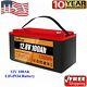 12v 100ah Lifepo4 Deep Cycle Lithium Battery With100a Bms For Solar Rv Off-grid Us