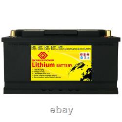 12V 100Ah LiFePO4 Deep Cycle Lithium Iron Battery BMS Backup Power WithCharger