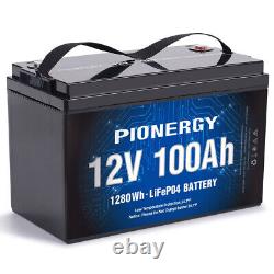 12V 100Ah LiFePO4 Lithium Battery Deep Cycle 1C BMS Low Tem for RV Solar System