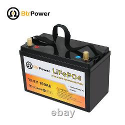 12V 100Ah LiFePO4 Lithium Battery Pack With 100A BMS for Golf Cart Solar System