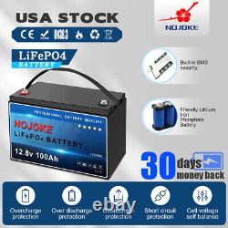 12V 100Ah LiFePO4 Lithium Battery for RV Off-grid Solar Trolling Motor Car Audio