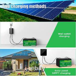 12V 100Ah LiFePO4 Lithium Deep Cycle Battery for RV Boat Solar System Off-grid