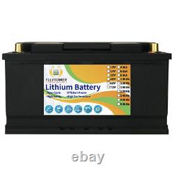 12V 100Ah LiFePO4 Lithium Iron Battery BMS Solar RV 3000+Deep Cycle With Charger