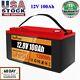 12v 100ah Lifepo4 Lithium Iron Phosphate Battery Pack For Solar Rv Off-grid