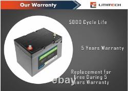 12V 100Ah LiFePO4 Lithium Iron Phosphate Deep Cycle Battery BMS. 5 year Warentee