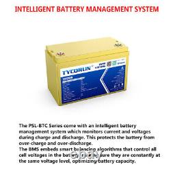 12V 100Ah Lithium Iron Battery Bluetooth LIFEPO4 BMS for RV Marine BOAT OFFGRID