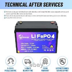 12V 100Ah Solar LiFePo4 Lithium battery for Goif Cart Deep Cycle Marine System