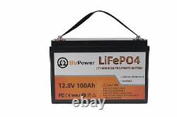 12V 100Ah lithium LiFePO4 Rechargeable battery for RV Deep Cycles Solar System