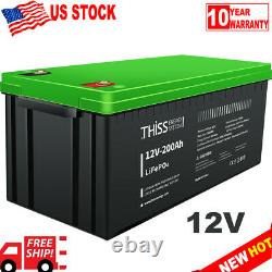 12V 100/200AH Lithium phosphate Battery LiFePO4 Deepcycle recharger Battery lot