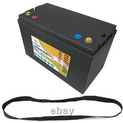 12V 100/200Ah LiFePO4 Lithium Battery BMS Solar RV 3000+Deep Cycle With Charger
