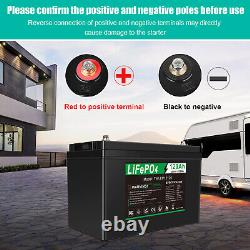 12V 120Ah LiFePO4 Lithium Battery BMS for Solar RV Off-grid Trolling Motor Boat