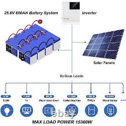 12V 150Ah Rechargeable LiFePO4 Lithium Iron Phosphate Battery 4500+ Deep Cycle