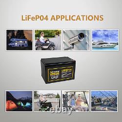 12V 16Ah Lithium Lifepo4 Deep Cycle Battery, 2000+ Cycles Lithium Iron Phosphate