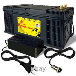 12V 200AH LiFePO4 Deep Cycle Lithium Battery for RV Marine Off-Grid Solar System