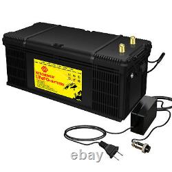 12V 200AH LiFePO4 Deep Cycle Lithium Battery for RV Marine Off-Grid Solar System