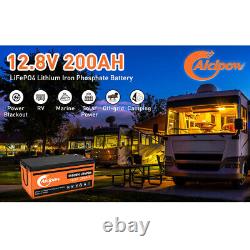 12V 200AH LiFePO4 Deep Cycle Lithium Iron Phosphate Battery for RV off-Grid Home