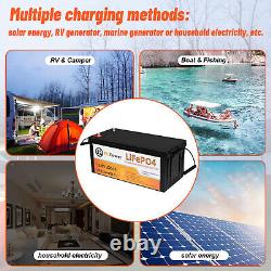12V 200Ah/200AhPlus LiFePO4 Lithium Iron Battery For Off-Grid RV Solar System