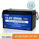 12v 200ah 280ah Deep Cycle Lithium Battery Lifepo4 Bms Rv Solar Boat Off-grid