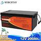 12v 200ah Lifepo4 Lithium Battery 2560wh Bms For Rv Off-grid Marine Home Solar