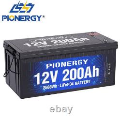 12V 200Ah LiFePO4 Lithium Battery Deep Cycle 200A BMS Low Temp IP65 Solar