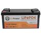 12v 200ah Lifepo4 Lithium Iron Phosphate Battery For Deep Cycle Rv Solar System