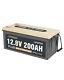 12v 200ah Lithium Battery Deep Cycle Lifepo4 Bms For Solar Rv Off-grid New