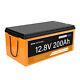 12v 200ah Lithium Battery Deep Cycle Lifepo4 Rechargeable For Solar Rv Off-grid
