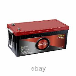 12V 200Ah Lithium LiFePO4 Deep Cycle Rechargeable Battery for RV, Off-Grid Power