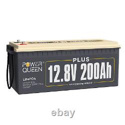 12V 200Ah Plus LiFePO4 Deep Cycle Lithium Battery for RV Marine Off-Grid Solar