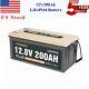 12v 200ah Plus Lithium Battery Lifepo4 Rechargeable Deep Cycle Bms Home Rv Solar