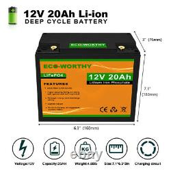 12V 20Ah Lithium Iron Phosphate Battery LiFePO4 Battery For Power Wheel Scooter