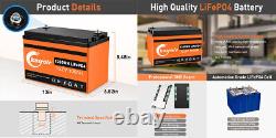 12V 300AH LiFePO4 Lithium Battery 200A BMS for Marine Off-Grid Solar System LOT