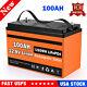 12v 300ah Deep Cycle Lifepo4 Battery Lithium-iron Phosphate For Rv Boat Home Lot