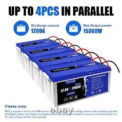 12V 300AH deep cycle LiFePO4 battery Lithium-Iron Phosphate for RV Boat Home NEW