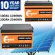 12v 300ah 200ah Lifepo4 Smart Lithium Iron Battery Withbuilt-in Bluetooth Ip65 Lot