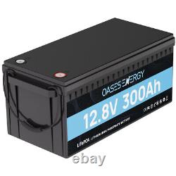 12V 300Ah 3328Wh LiFePO4 Lithium Battery 6000 Cycles 200A BMS for RV Solar